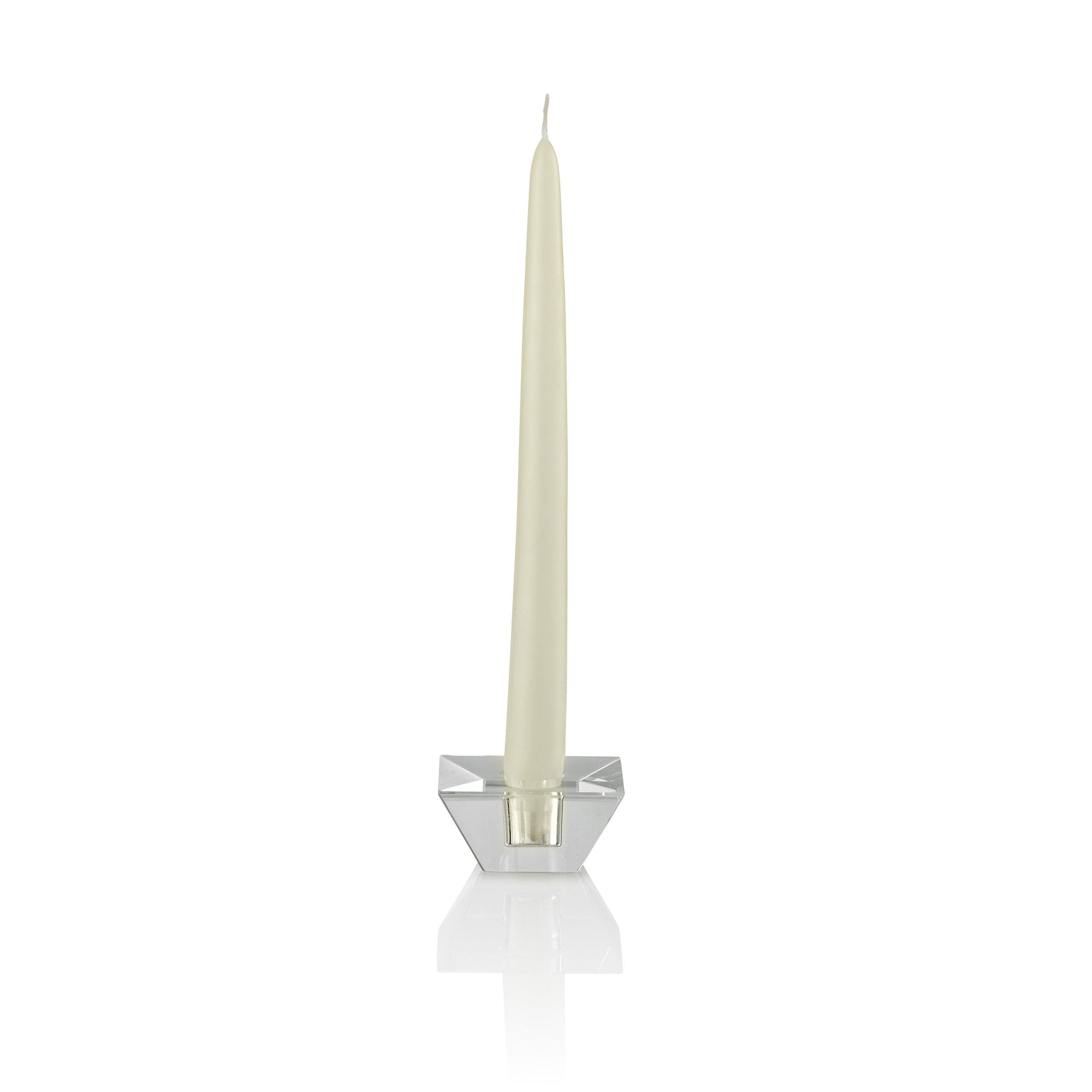 10 Inch Taper Candles, Ivory, Unscented, Set of 144, 1 Gross-taper candles-TableTopLighting.com