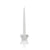 10 Inch Taper Candles, White, Unscented, Set of 144, 1 Gross-taper candles-TableTopLighting.com