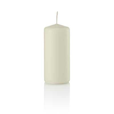 2 x 4.5 Pillar Candles, Bulk, Unscented, Set of 36-pillar candles-Ivory-TableTopLighting.com