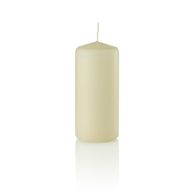 2 x 4.5 Pillar Candles, Bulk, Unscented, Set of 36-pillar candles-Vanilla Unscented-TableTopLighting.com