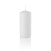 2 x 4.5 Pillar Candles, White, Unscented, Set of 36-pillar candles-TableTopLighting.com