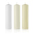 3 x 11 Pillar Candles, Unscented, Bulk Set of 12-pillar candles-TableTopLighting.com