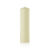 3 x 11 Pillar Candles, Vanilla, Unscented, Set of 12-pillar candles-TableTopLighting.com