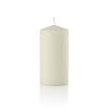 3 x 6 Pillar Candles, Ivory, Unscented, Set of 12-pillar candles-TableTopLighting.com