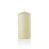 3 x 6 Pillar Candles, Vanilla, Unscented, Set of 12-pillar candles-TableTopLighting.com