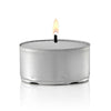 7 Hour Tealight Candles in Metal Cups, White, Unscented, Set of 400-tealight candles-TableTopLighting.com